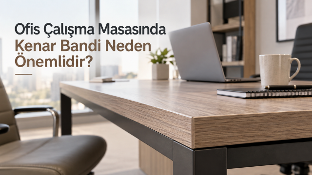 Ofis Çalışma Masasında Kenar Bandı Neden Önemlidir?