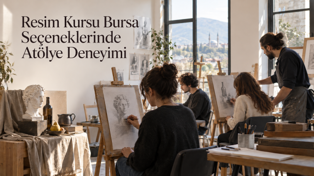 Resim Kursu Bursa Seçeneklerinde Atölye Deneyimi