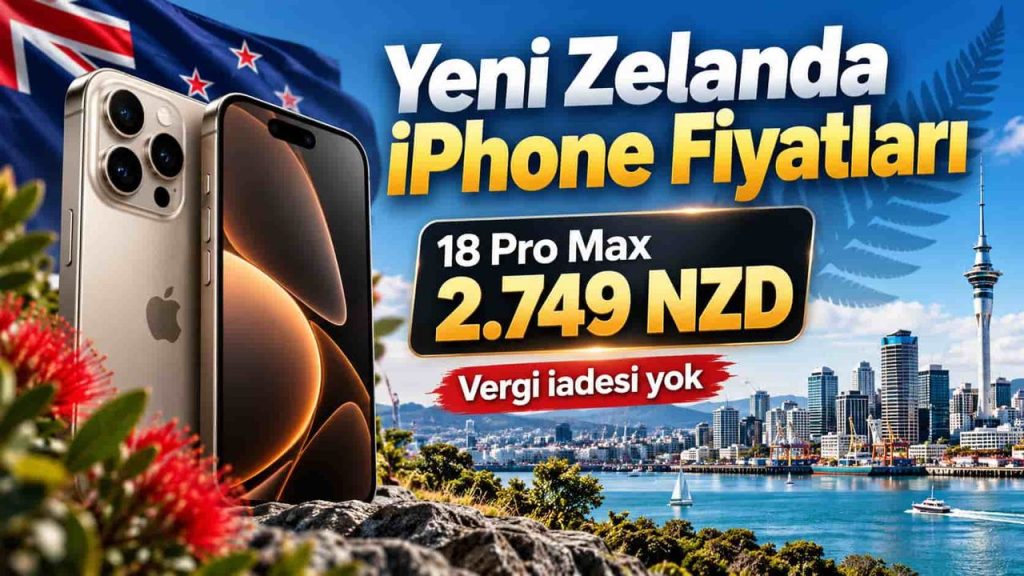 Yeni Zelanda’da iPhone ne kadar? Pro Serisinde Türkiye ile Fiyat Farkı